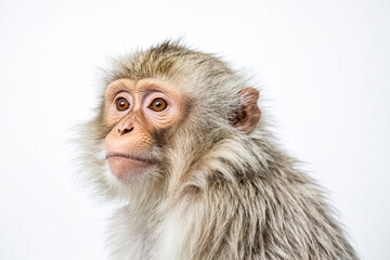 Closeup of a Young Monkey's Face