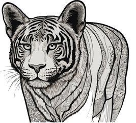 Animal tiger natural moment