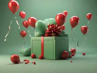 Balloons, Celebration, Gift, Pink, Surprise, Party, Festive, Decoration, Helium balloons, Ribbon