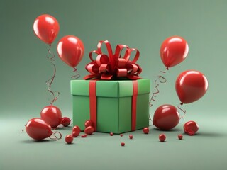 Balloons, Celebration, Gift, Pink, Surprise, Party, Festive, Decoration, Helium balloons, Ribbon