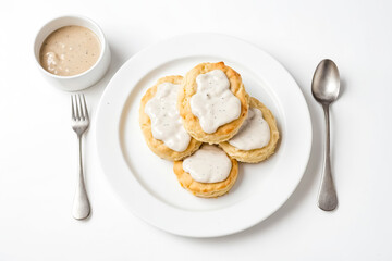 Buttermilk Biscuits with Sausage Gravy