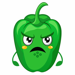 Capsaicin vector illustration, disapproving icon and healthy solder fruit, silhouette, logo, eps file, Capsaicin cartoon character, png On White Background