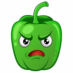 Capsaicin vector illustration, disapproving icon and healthy solder fruit, silhouette, logo, eps file, Capsaicin cartoon character, png On White Background