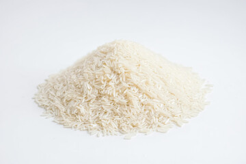 Pile of Uncooked White Rice