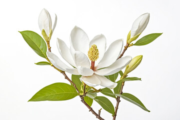 Magnolia Blossom and Buds