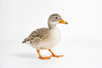 Duckling on White Background