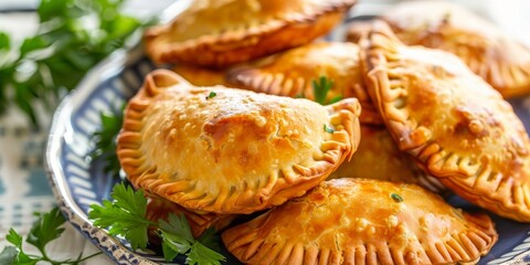 Rustic Melted Cheese Sandwich with Arugula on Wooden Cutting Board. Perfect for Snacks, Triangular Pastries, Afternoon Tea, and Delicacies. High-Resolution AI-Generated Wallpaper Background