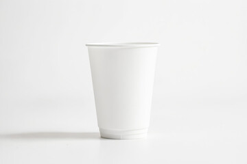 Blank White Coffee Cup On White Background