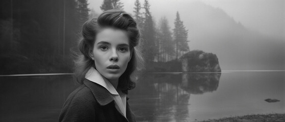 Scene from an intense drama. Depicting very tense emotions, suspenseful situation and has the feeling of a murder mystery set in a Scandinavian country.