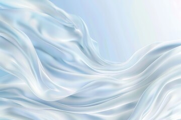 Obraz premium background wave abstraction pattern design blue texture light smooth white curve art color backdrop style graphic motion line soft illustration
