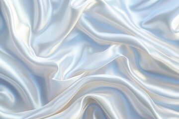 Obraz premium White background with soft, flowing lines and subtle gradients for elegant presentation backgrounds.