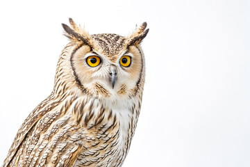 Close Up Of An Owl's Face