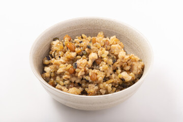 島原納豆味噌と鶏ひき肉の肉味噌