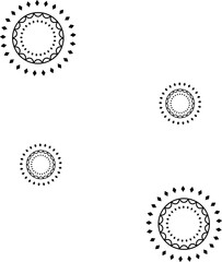 simple mandala coloring book for kids. Adults mandala coloring page. Mandala coloring page for relaxing