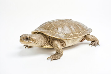 Obraz premium Turtle on White Background