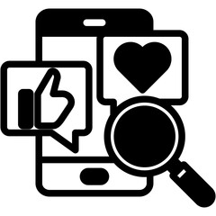 Social Media Metrics Icon