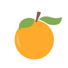 Vector orange flat icon
