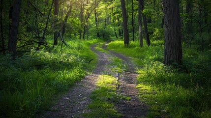 Fototapeta premium Paths within national reserves