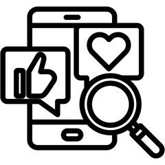 Social Media Metrics Icon