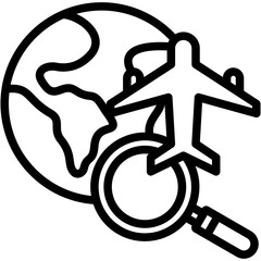 Travel Analysis Icon