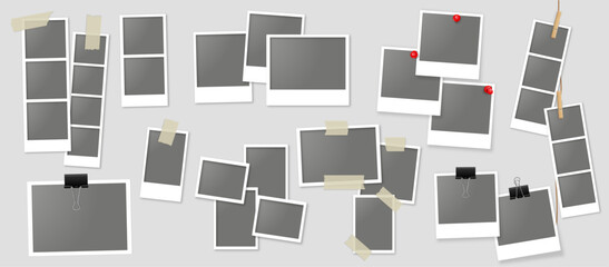 many filled all polaroids frames with tape copia