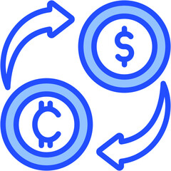 Cryptocurrency Exchange Icon