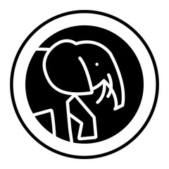Kenyan Shilling icon. black fill icon