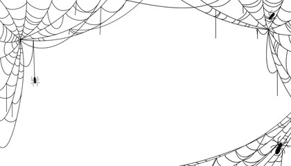 Spider web frame