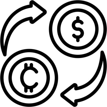 Cryptocurrency Exchange Icon
