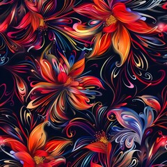 Abstract floral background. For printing on textiles, wrapping paper, postcards, notebooks and other purposes which is very beautiful and amazing