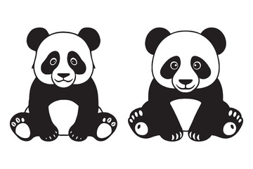 Obraz premium Panda Vector EPS. Adobe Illustrator Artwork