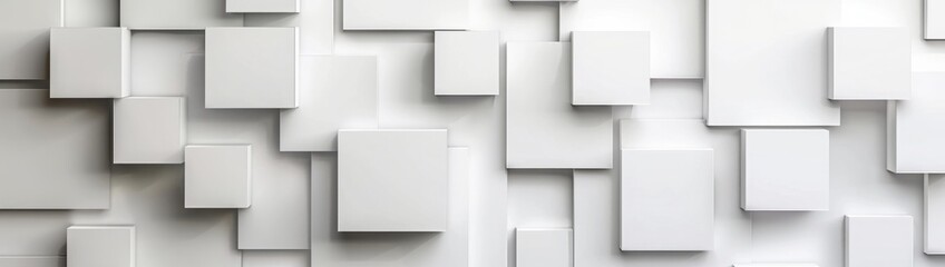 Subtle white backgound composed out of squares