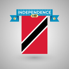 Trinidad and Tobago Independence Day Flag Banner