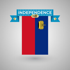 Liechtenstein Independence Day Flag Banner