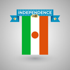 Niger Independence Day Flag Banner