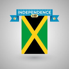 Jamaica Independence Day Flag Banner