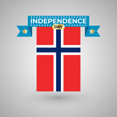 Norway Independence Day Flag Banner