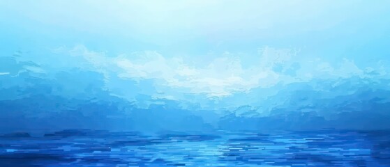 Fototapeta premium illustration featuring a glowing blue pattern, ideal for wallpapers and web designs, capturing the essence of technology and modern aesthetics