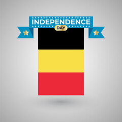 Belgium Independence Day Flag Banner