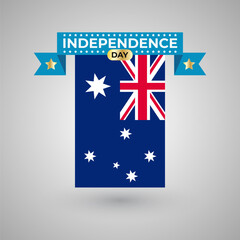 Australia Independence Day Flag Banner