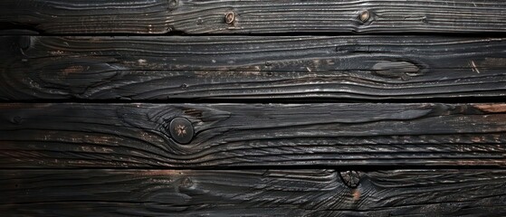 Fototapeta premium black wood, ideal for adding depth and contrast to design projects, photography backdrops, or digital composition