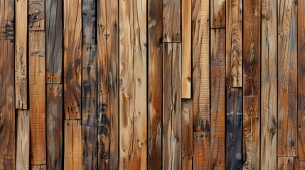 Fototapeta premium Wall with textured wooden background pattern
