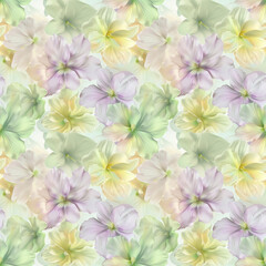 Obraz premium Floral variety color, form natural, seamless fabric pattern.