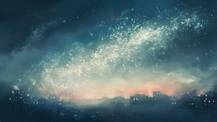 Fototapeta premium 星空~starry sky~ generated by AI