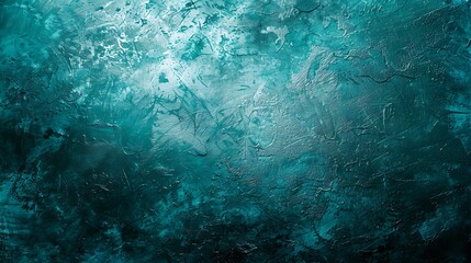 Obraz premium Abstract Dark Green to Light Blue Gradient Background with Metallic Foil Effect