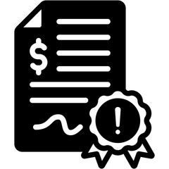Bankruptcy Declaration Icon