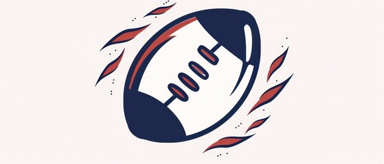 design of football and rugby balls, iconic symbols of teamwork and competition in sports loved globally for their physicality and strategy