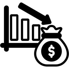 Economic Downturn Icon