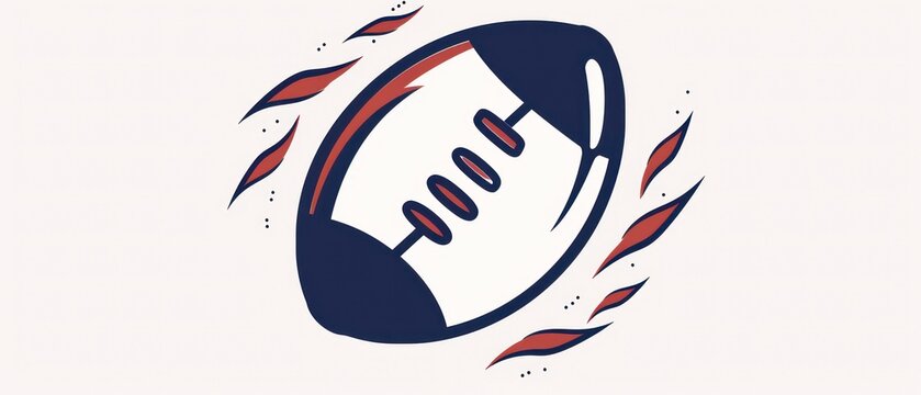 design of football and rugby balls, iconic symbols of teamwork and competition in sports loved globally for their physicality and strategy