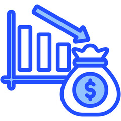 Economic Downturn Icon
